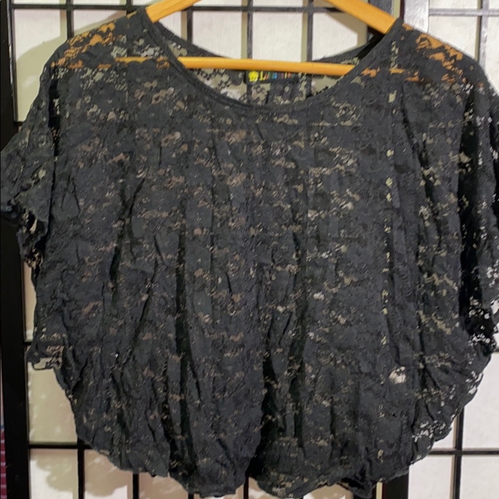 Luna Tiks Lace Top Size S